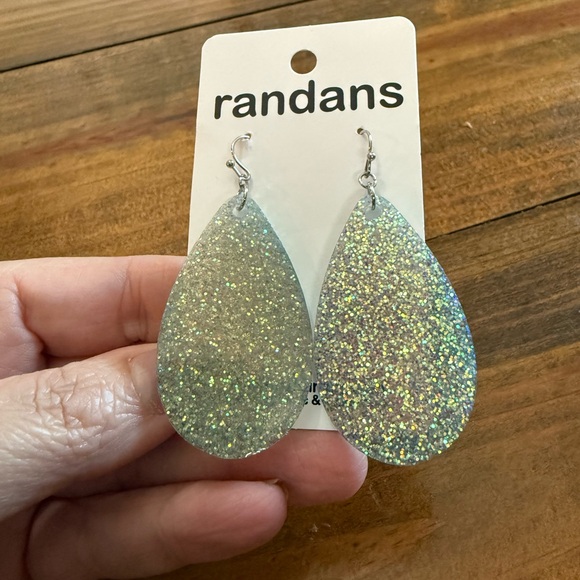 Jewelry - Randans Glitter Teardrop Earrings